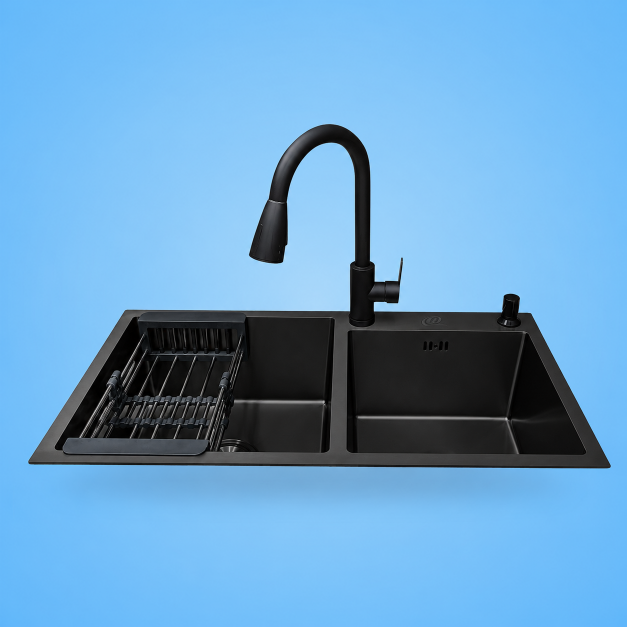 Premium Kitchen Sink Hand Made 17 by 31 | 7843 - Image 3