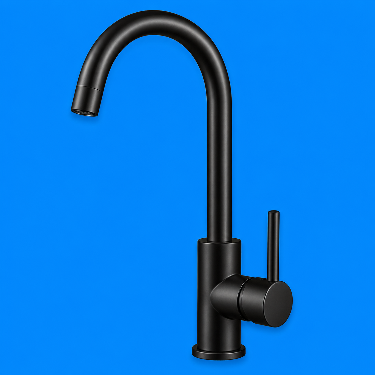 Kitchen Sink MIxer Stainless Steel Round Neck - Image 2