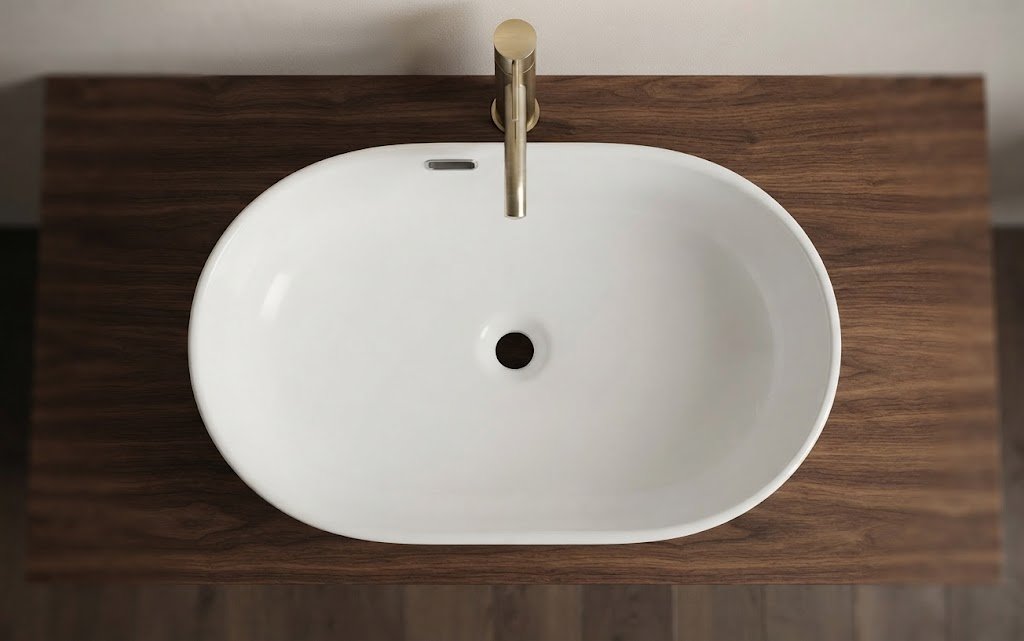 Art Vanity Wash Basin White – PT-AV-191-W - Image 2