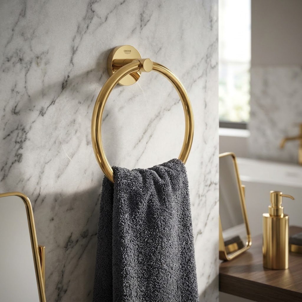 GROHE Towel Ring Essentials 40365GL1 - Image 2