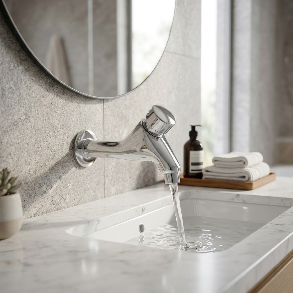 Zilver Self-Closing Tap  GS1102 - Image 2