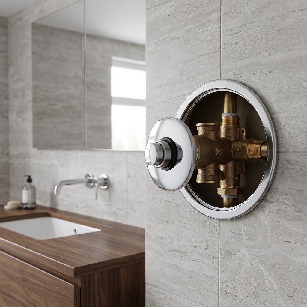 Zilver WALL Toilet Flush GS8016 - Image 2