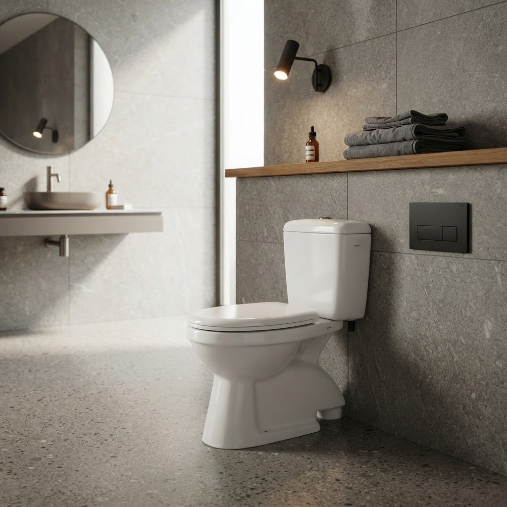PORTA HD257N Two Piece Close-Coupled Toilet - Image 2