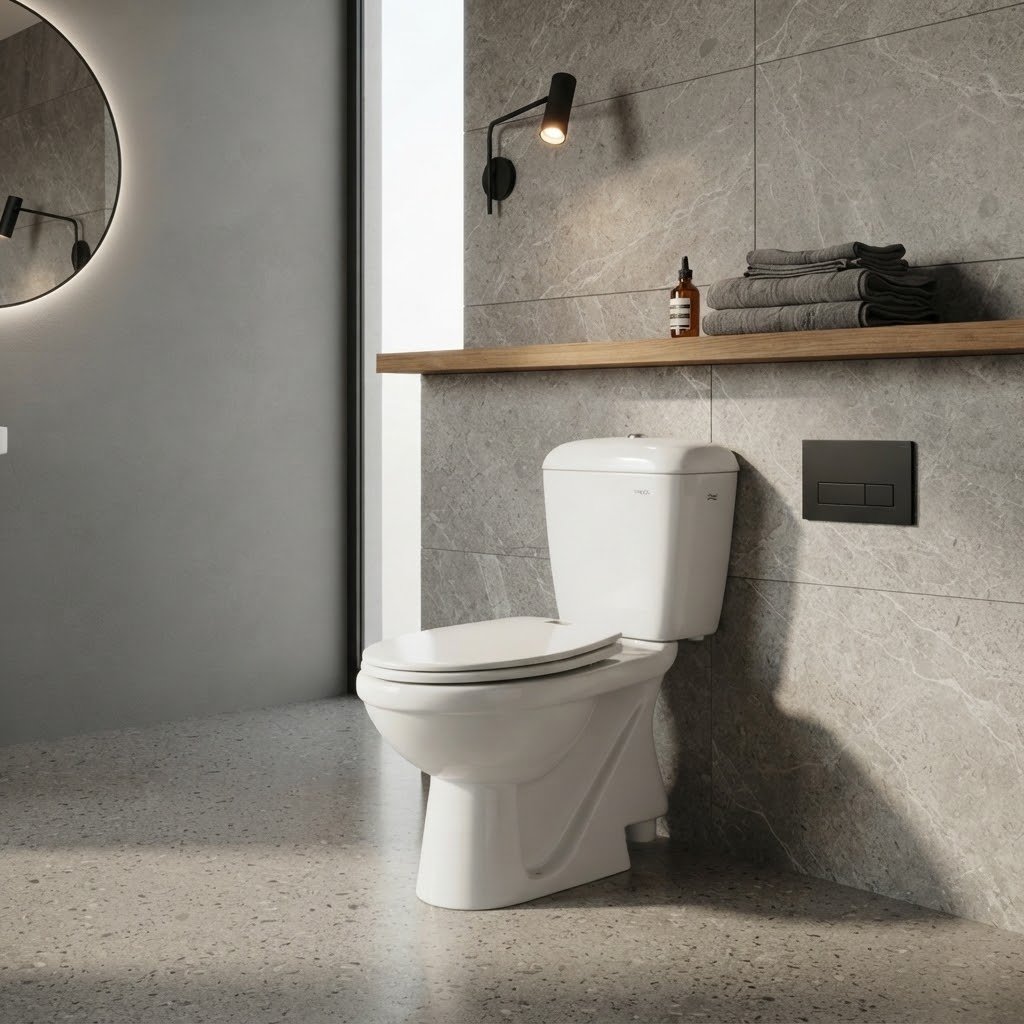 PORTA HD9A-B-D-N Two Piece Close-Coupled Toilet - Image 2