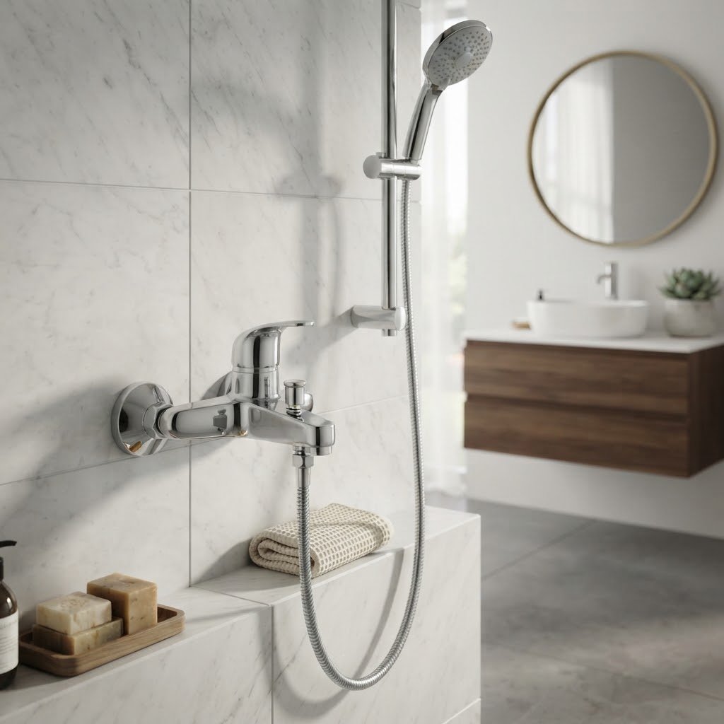 PORTA Smart HDA0563Y Single Lever Bath Mixer – Chrome - Image 2