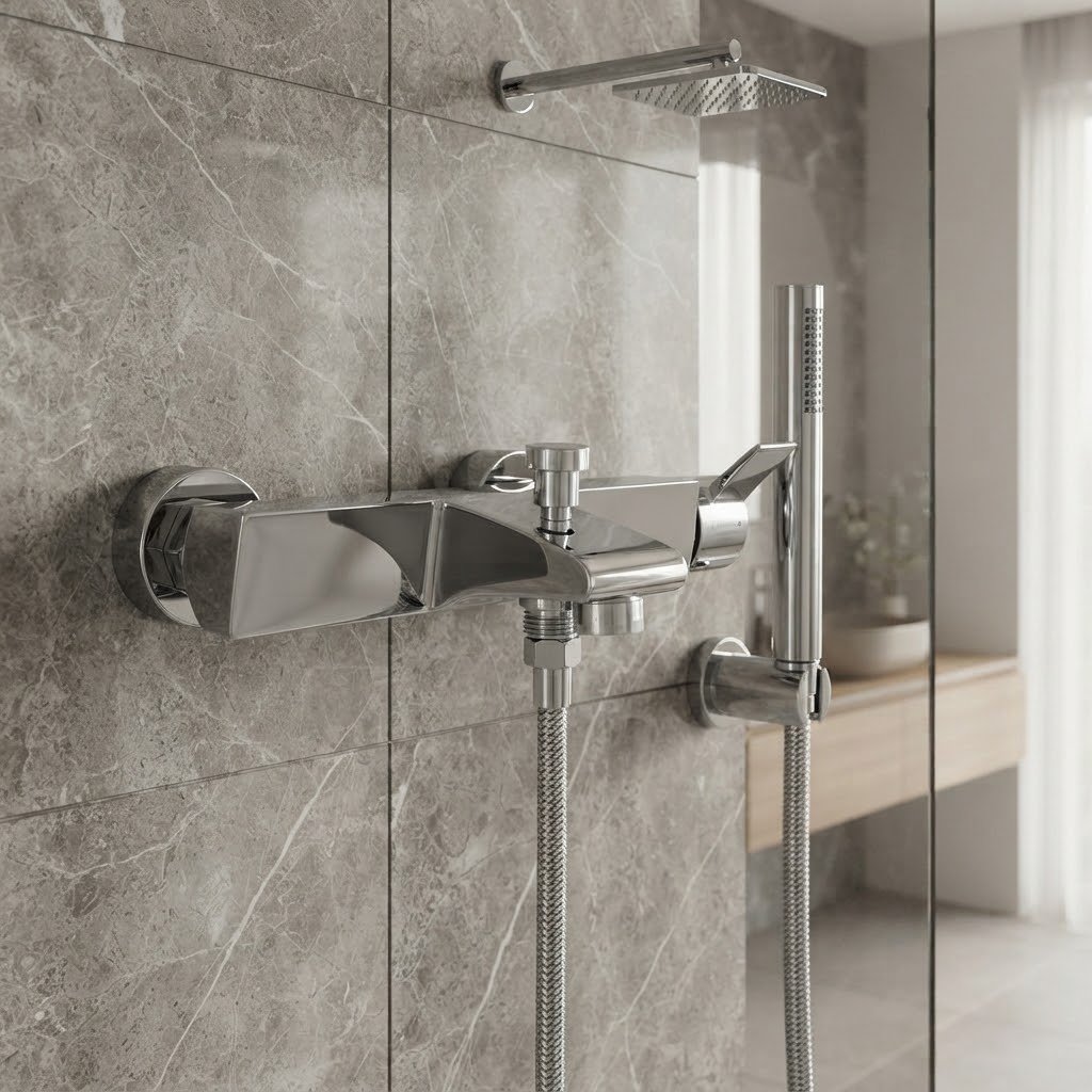 PORTA Dolphin HDA0793Y Single Lever Bath Mixer – Chrome - Image 2