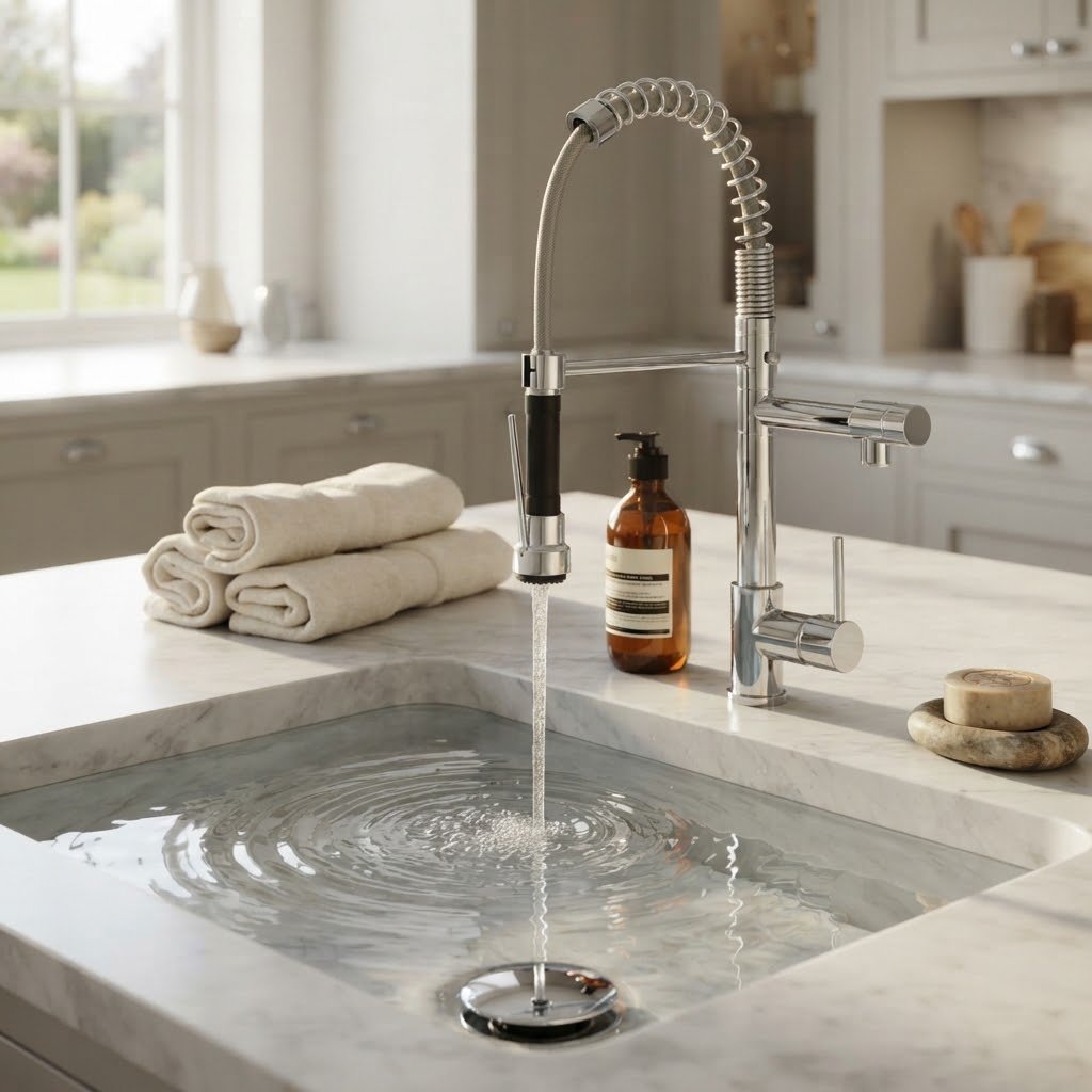 PORTA HDA150XH Single Lever Kitchen Sink Mixer with Hand Shower Spout - Image 2