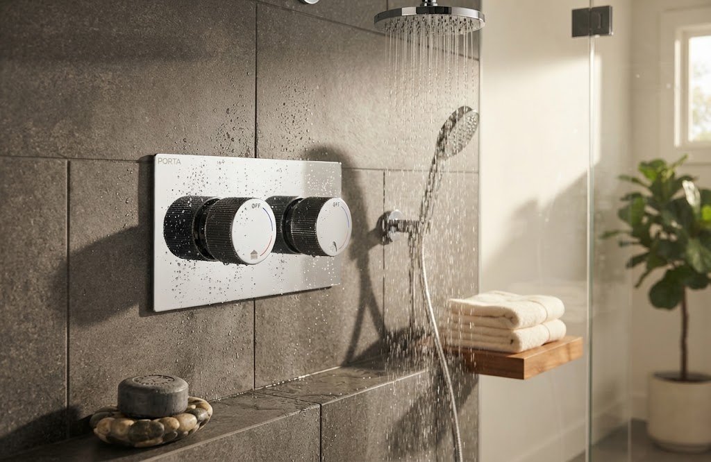 PORTA HDA4001YR-B Bathroom Concealed Diverter / Single Lever Mixer Body - Image 2
