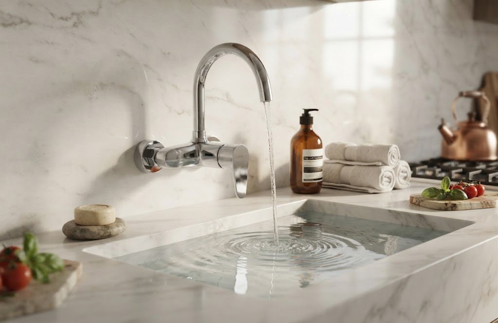 PORTA HDA460XH Wall Mounted Kitchen Sink Mixer - Image 2