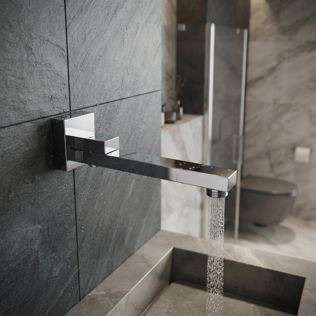 PORTA HDA811 Moveable Bath Spout – Chrome - Image 2