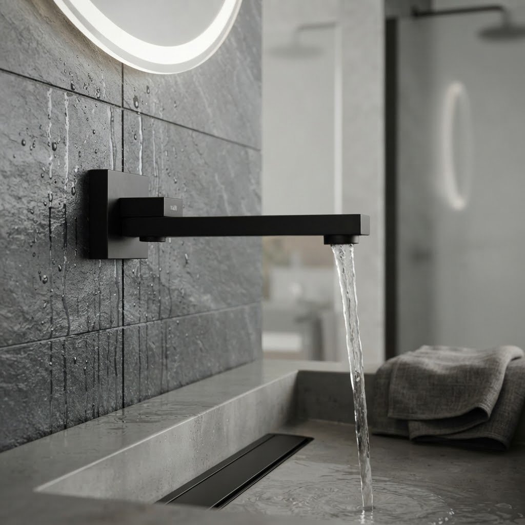 PORTA HDA811-MB Moveable Bath Spout – Chrome - Image 2