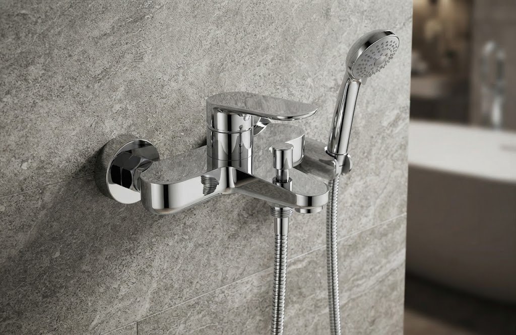 PORTA HDA895Y Single Lever Bath Mixer – Chrome - Image 2