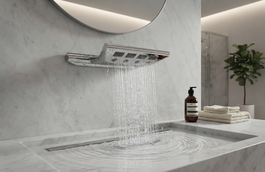 PORTA HDDP440-C Square Concealed Body Shower – Chrome - Image 2