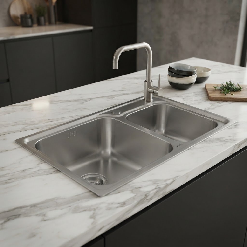 PORTA HDSC8868 Double Bowl Kitchen Sink - Image 2