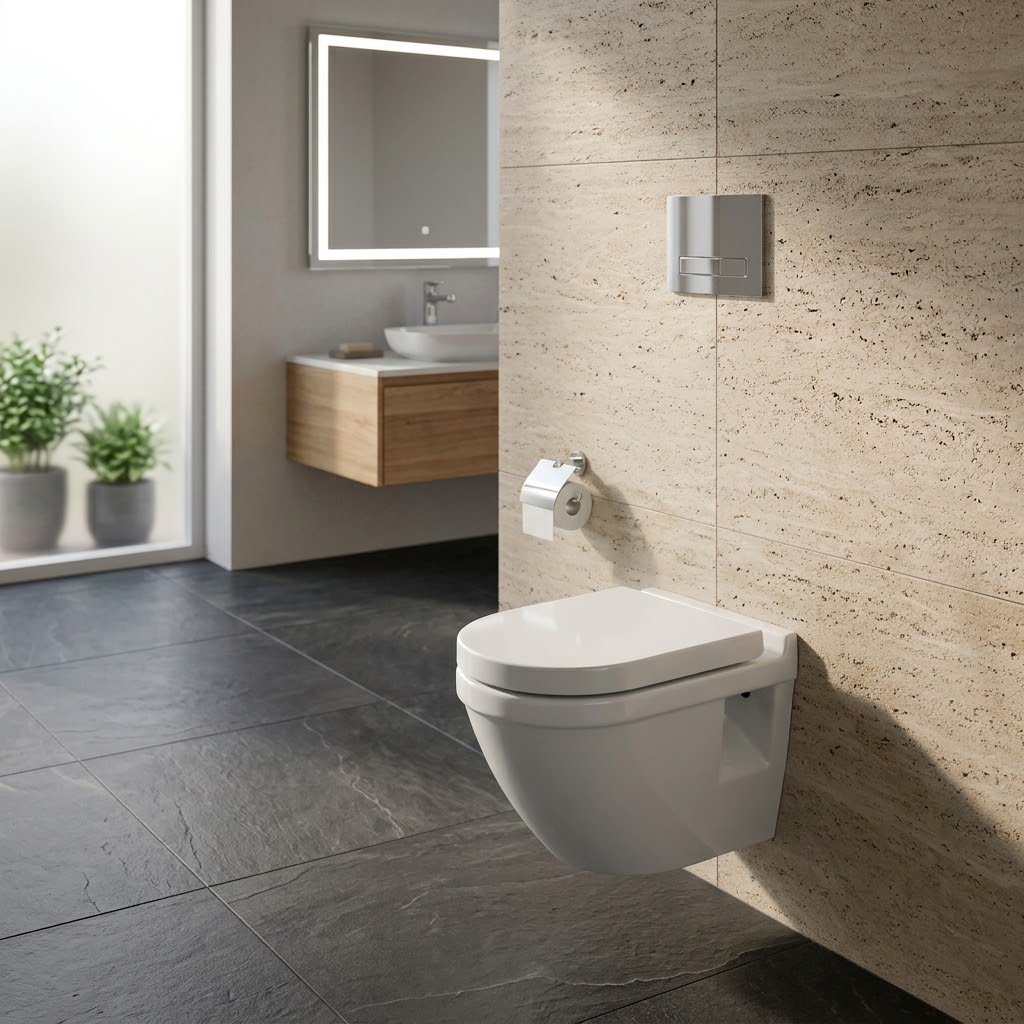 MARACHI NW2004 Wall Hung Toilet – White / Ivory - Image 2
